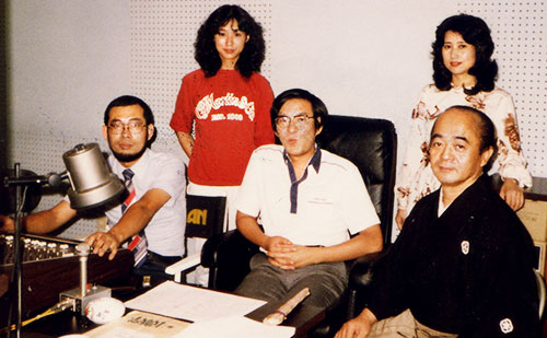 謡曲ライブラリー　録音風景